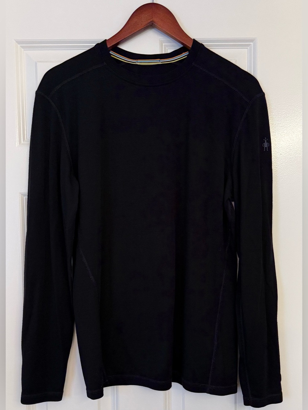 Smartwool Classic Thermal Merino Base Layer Crew Shirt Black Men's L